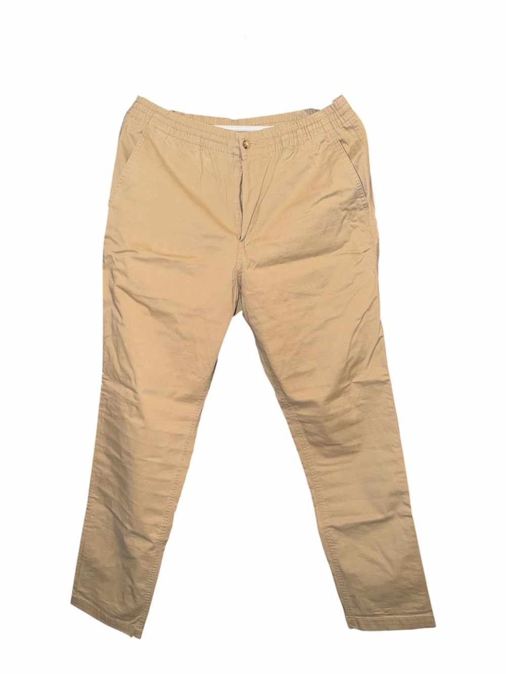 Ralph Lauren Men's Tan Elastic Waist Chino Pants